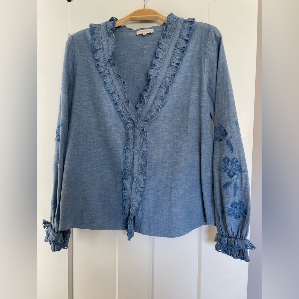 Sezane Blouse size 36.